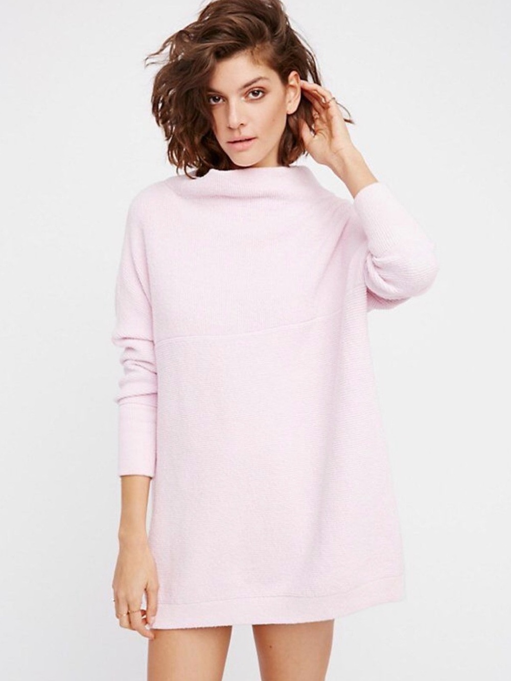 Free People Ottoman Tunic in Pale Pink